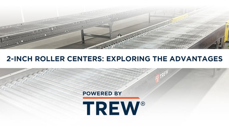 Have an application conveying small products or experiencing product handling challenges?  Consider using or upgrading your conveyor to 2-inch roller centers.  Our Series 1500 MDR product line offers 2-inch roller center as an option and can easily adapt from other roller center alternatives.