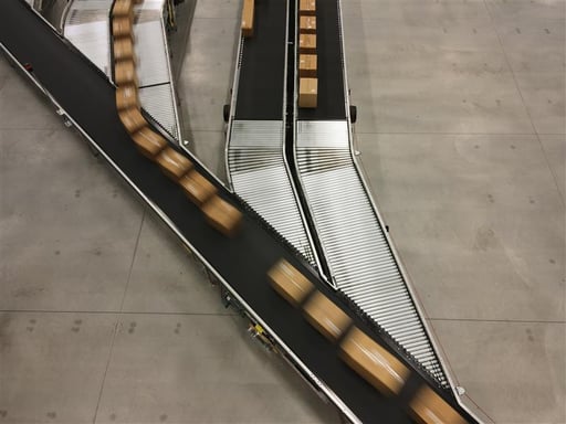 Modern accumulation conveyor merge