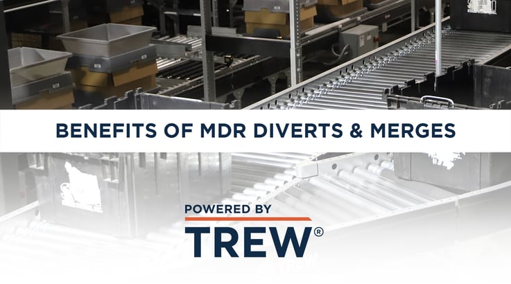 Trew Motor Driven Roller Merge and Diverts